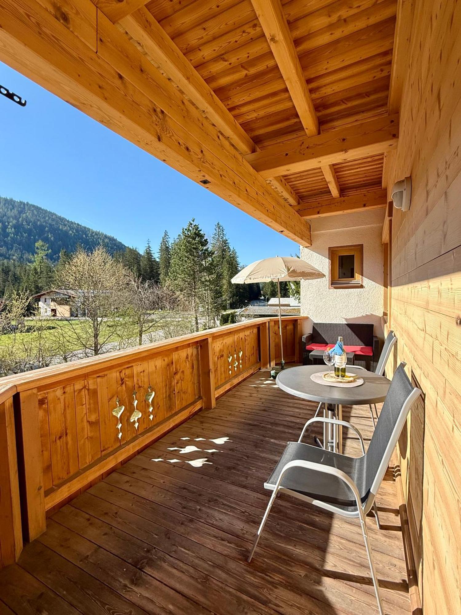 Apartmenthaus Brigitte Leutasch Exterior foto